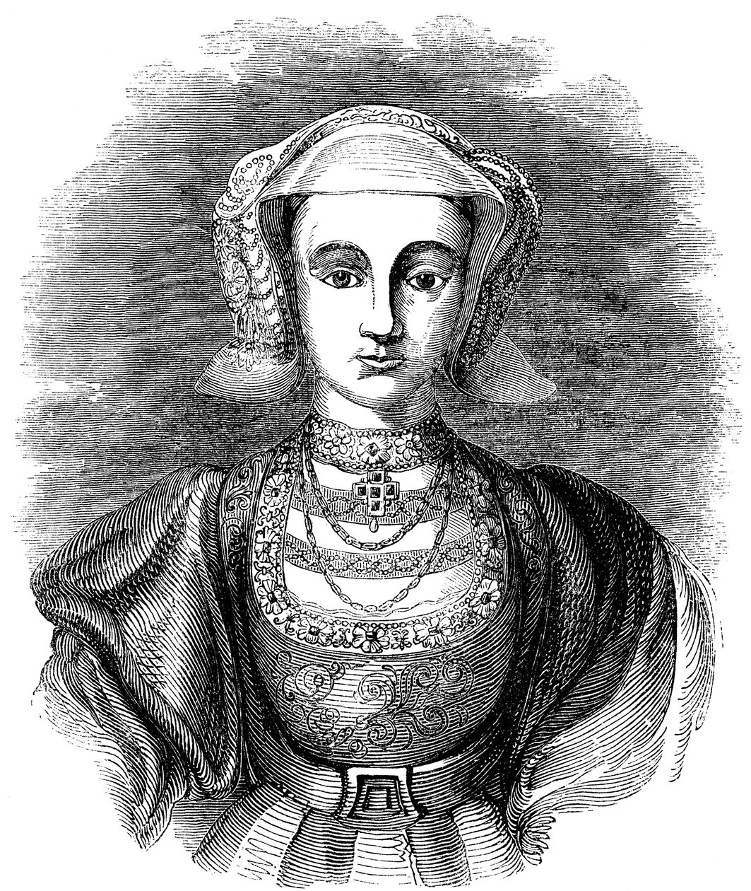 Anne of Cleves 1515-1557, VIII. Henrik negyedik felesége, 19. század alkotó: Unbekannt