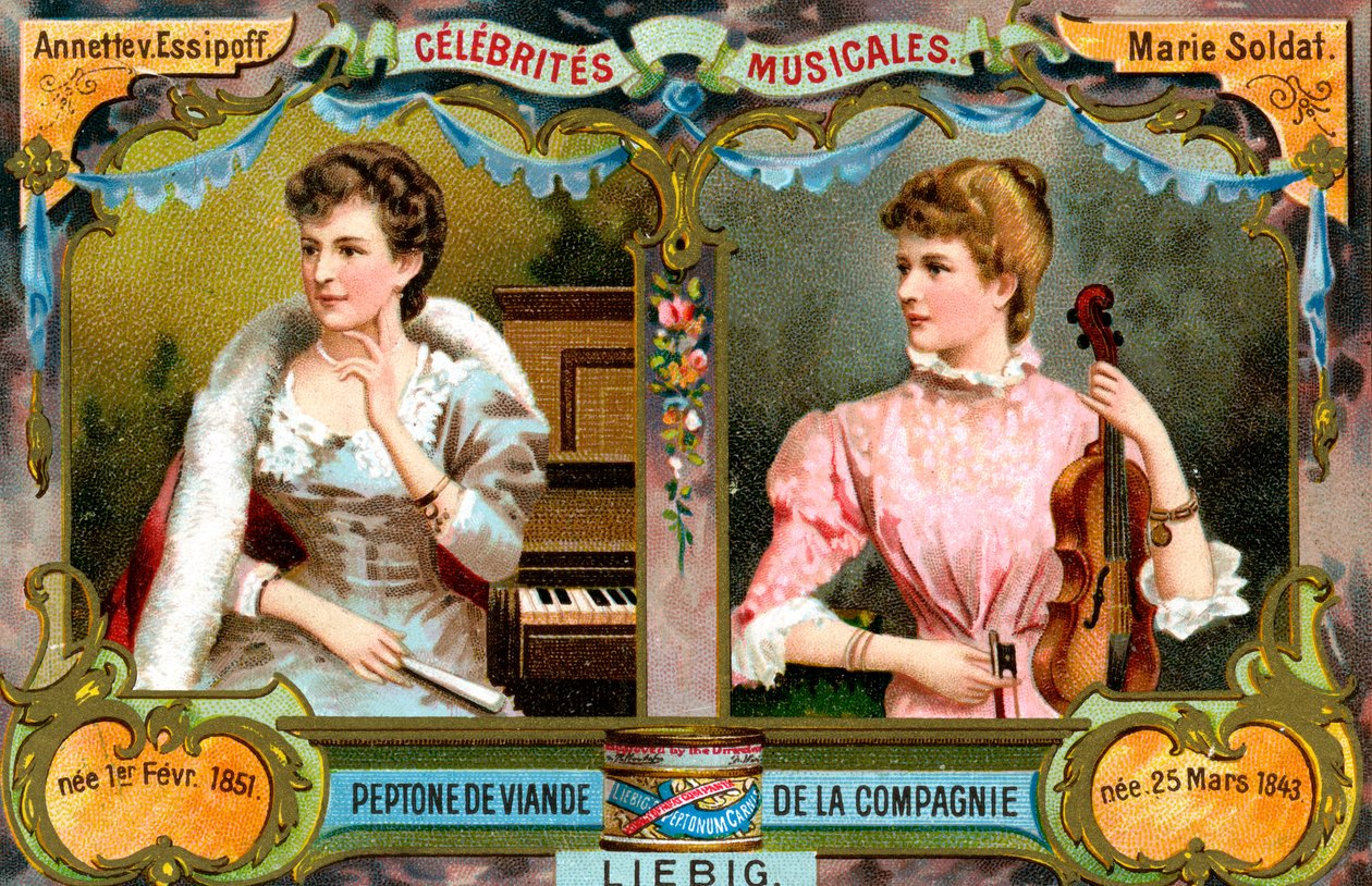 Annette von Essipoff és Marie soldat, c1900 alkotó: Unbekannt