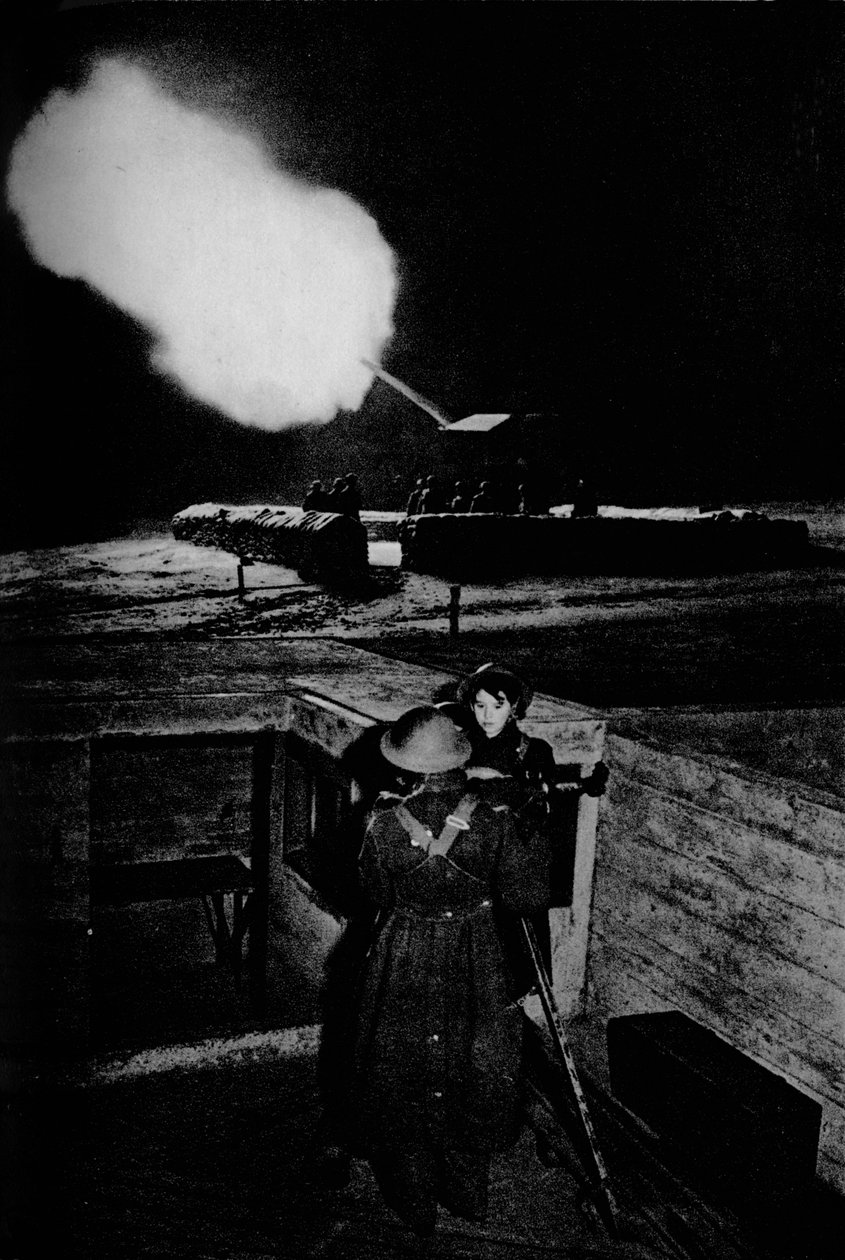 Az ATS légvédelmi női azonosító távcsövet üzemeltetnek, 1943 alkotó: Unbekannt