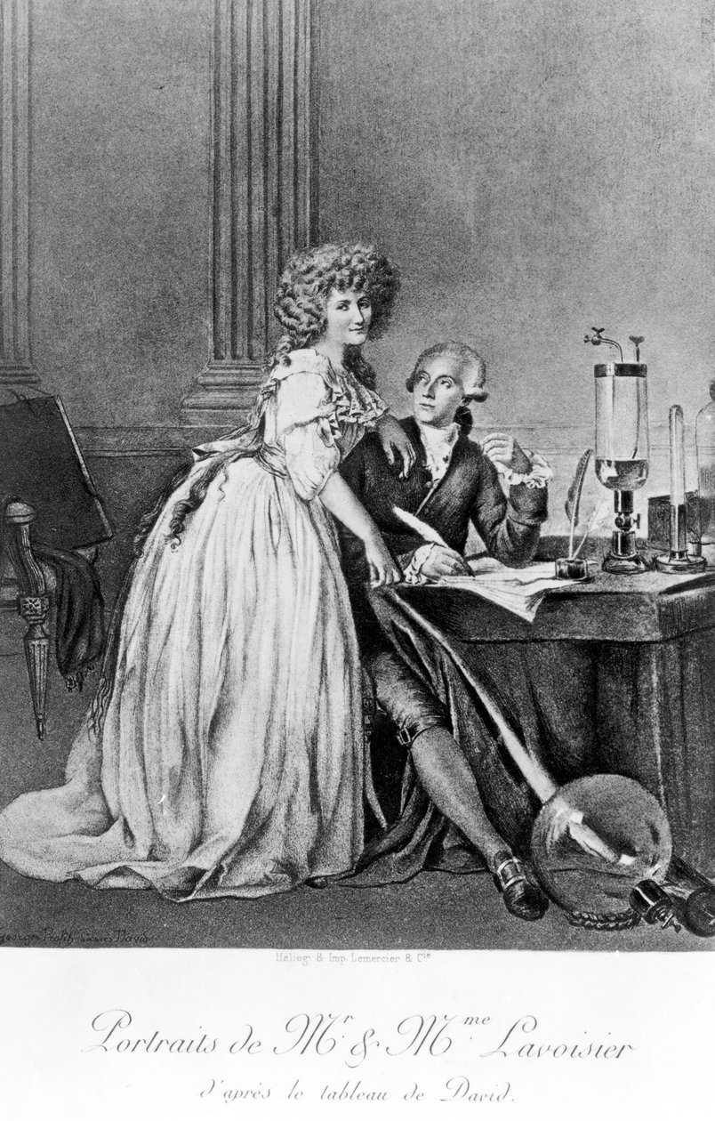 Antoine Lavoisier francia kémikus alkotó: Unbekannt
