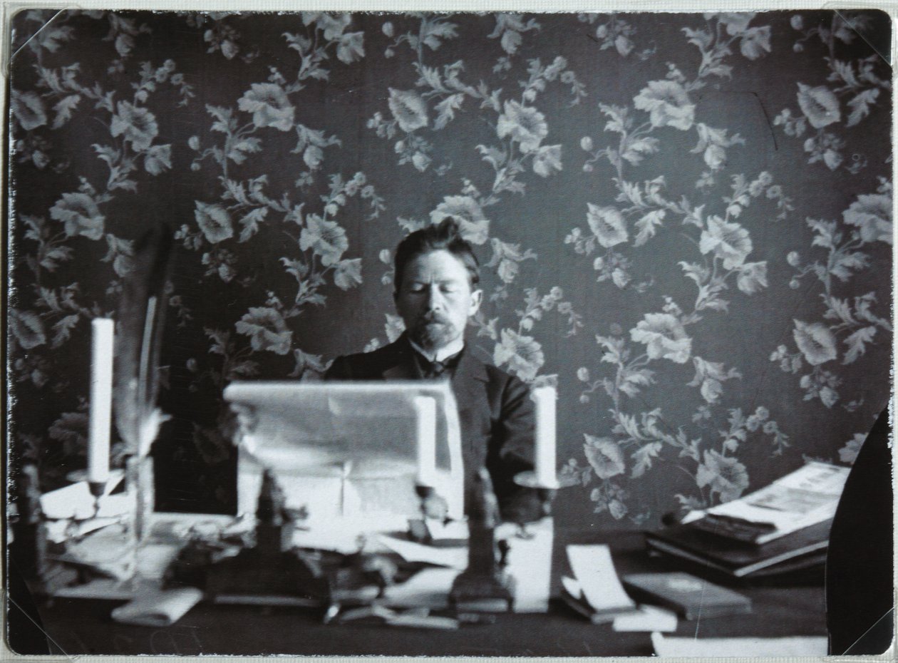 Anton Csehov jaltai dolgozószobájában, 1895-1900 alkotó: Unbekannt