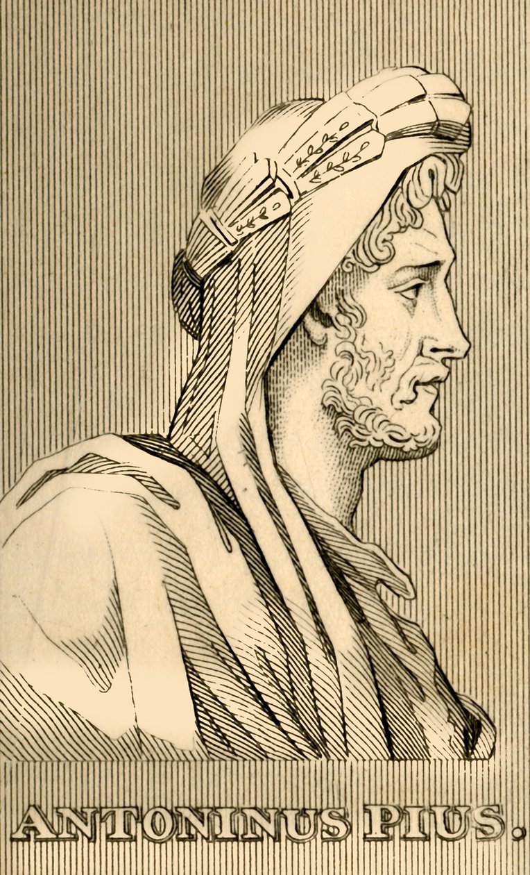 Antoninus Pius, 86-161, 1830 alkotó: Unbekannt