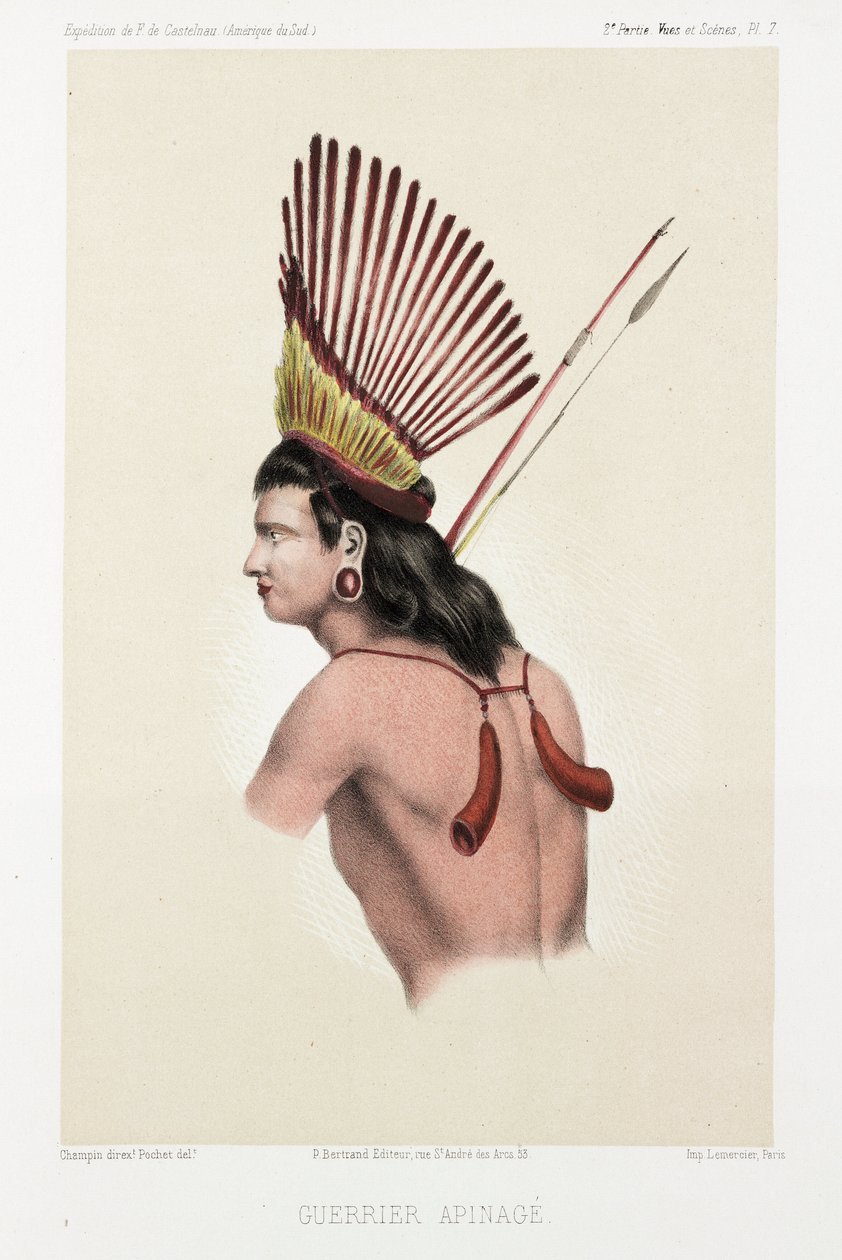 Apinage harcos, Brazília, 1843-1847 alkotó: Unbekannt