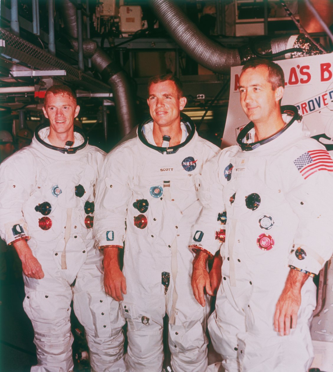 Apollo 9 űrhajósok, 1968 alkotó: Unbekannt