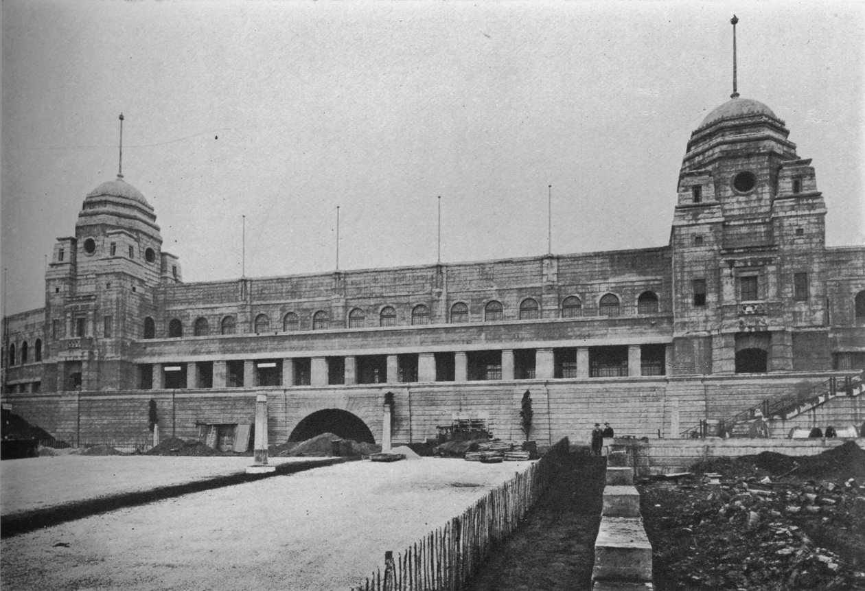 Wembley Stadion megközelítése, British Empire Exhibition, London, 1924 alkotó: Unbekannt