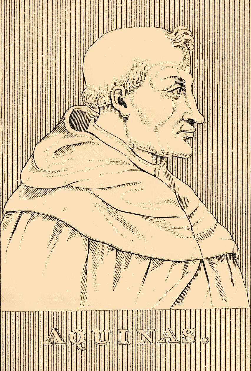 "Aquinói", 1225-1274, 1830. alkotó: Unbekannt