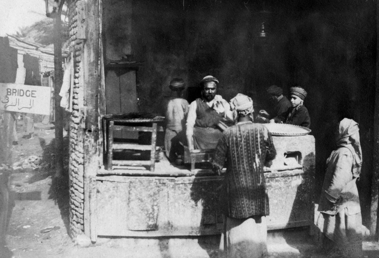 Arab szakács, Aleppói út, Bagdad, Irak, 1917-1919 alkotó: Unbekannt