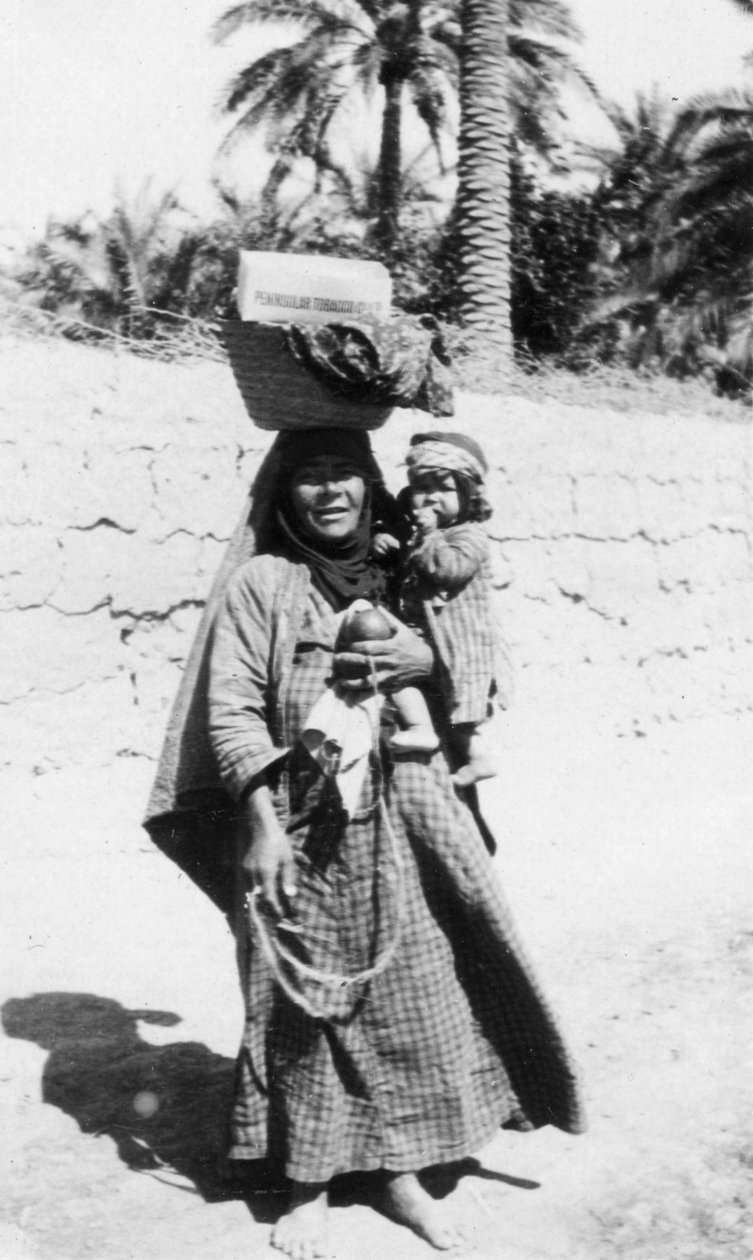 Arab nő és gyermek, 1917-1919 alkotó: Unbekannt