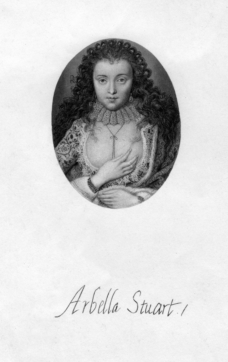 Arabella Stuart 1575-1615, angol reneszánsz nemesasszony, 17. század. alkotó: Unbekannt
