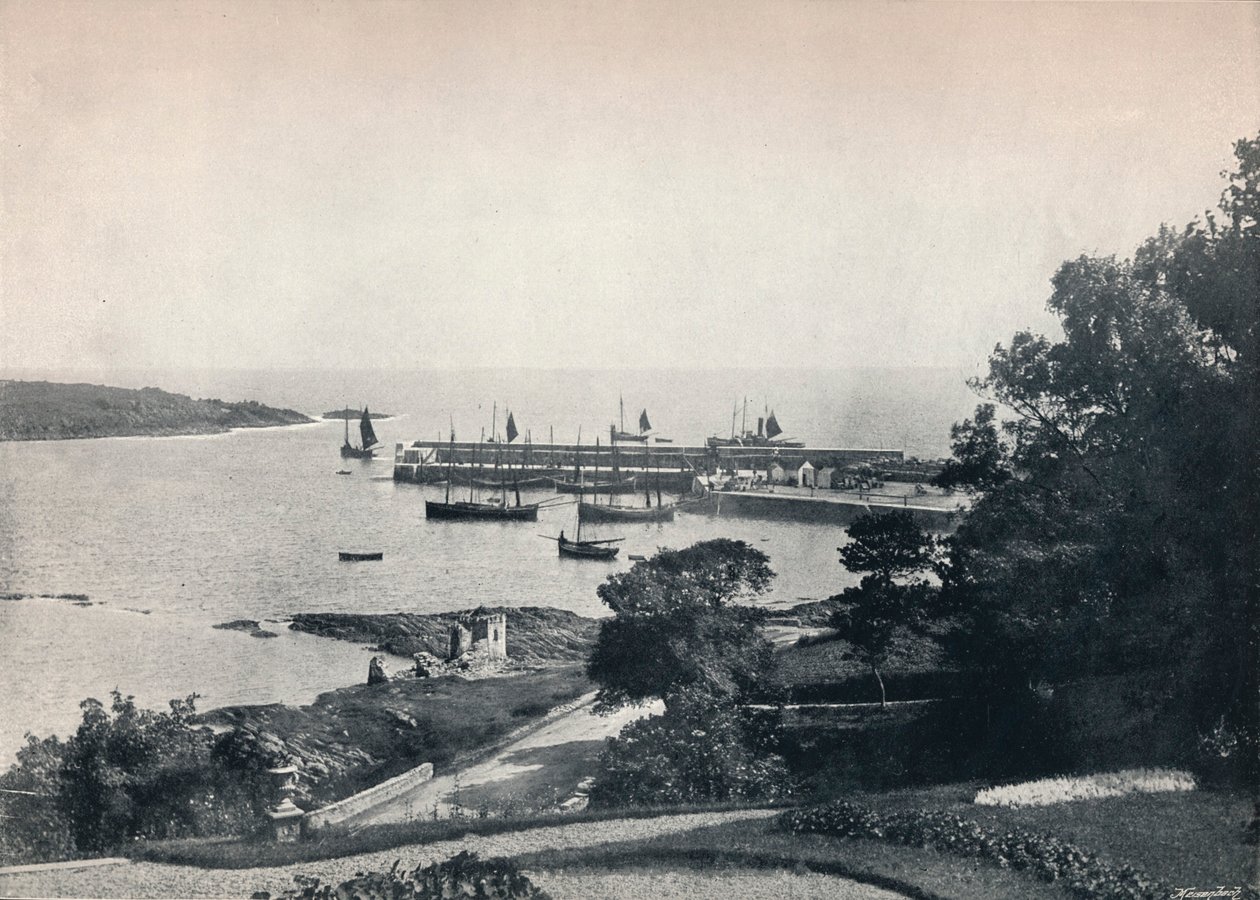 Ardglass – A kikötő általános képe, 1895 alkotó: Unbekannt