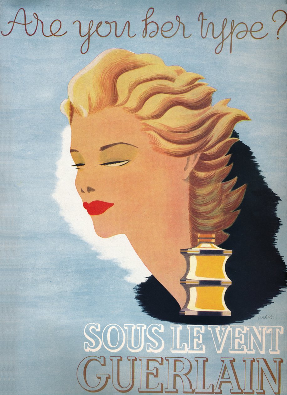 Te vagy az ő típusa - A szél alatt Guerlain, 1937 alkotó: Unbekannt
