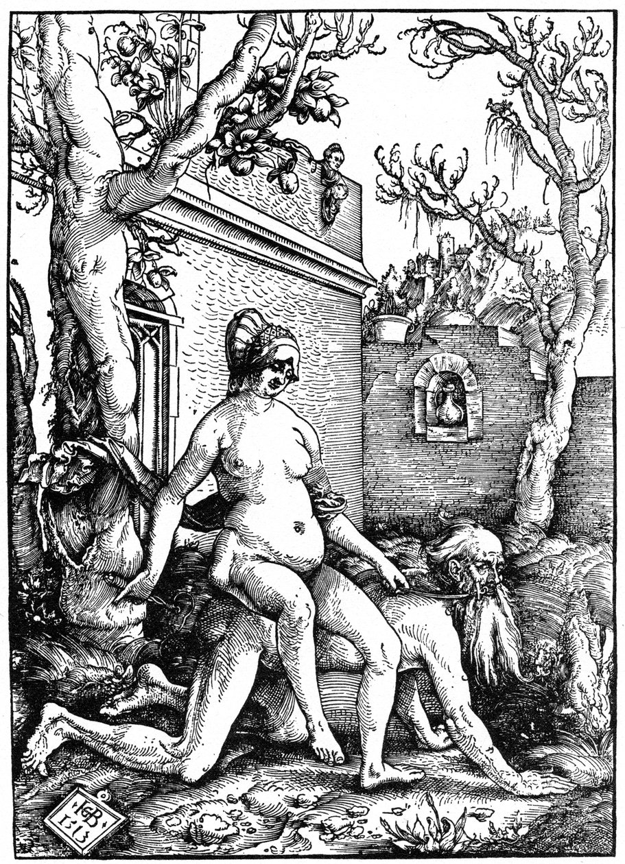 Arisztotelész és Phyllis, 1513, 1964 alkotó: Unbekannt