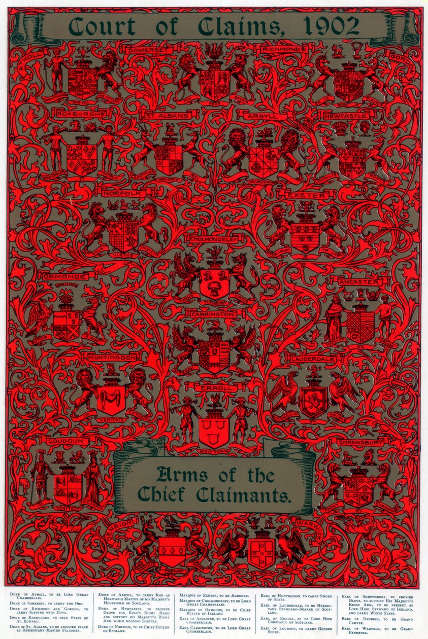 A főkövetelők fegyverei, 1902 alkotó: Unbekannt