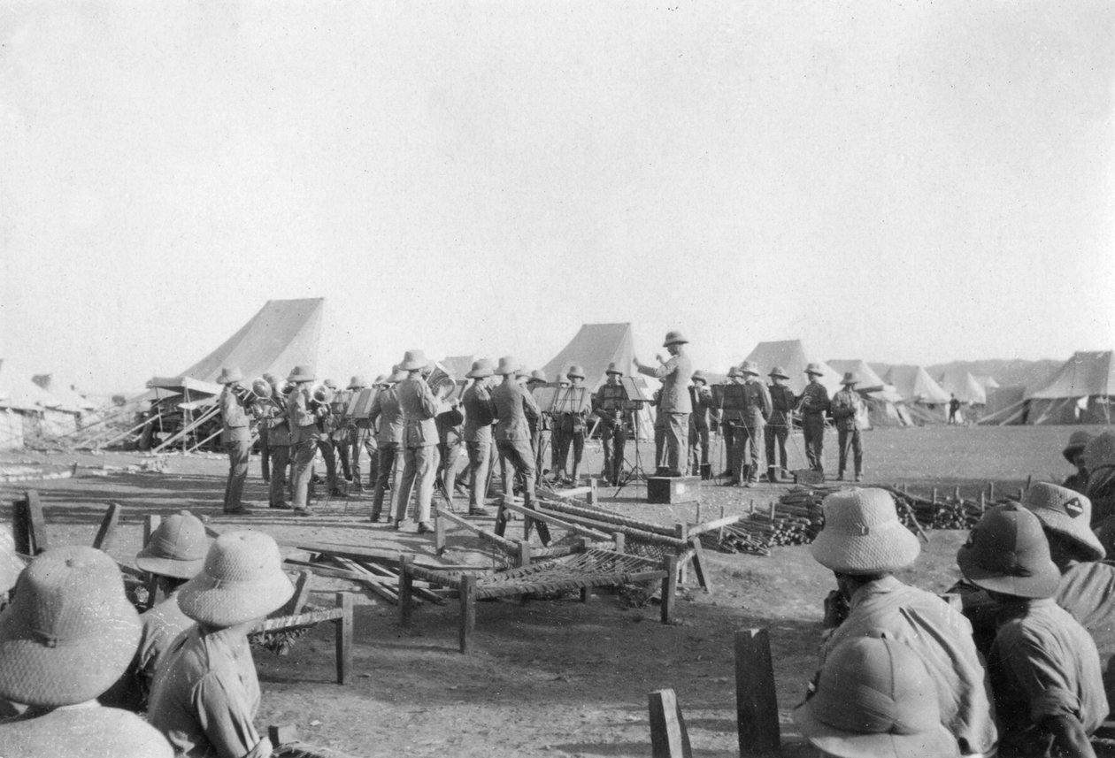 Katonai zenekari gyakorlat, Howshera, 1917 alkotó: Unbekannt
