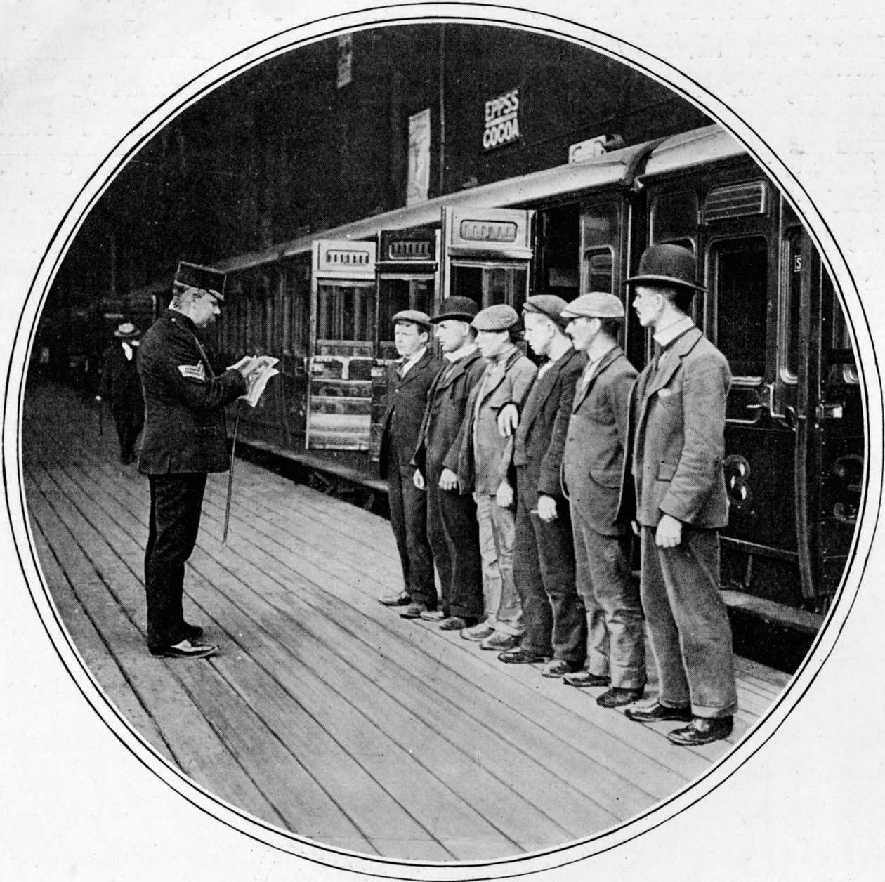 A hadsereg toboroz, hogy csatlakozzon, London, 1900 1901 alkotó: Unbekannt