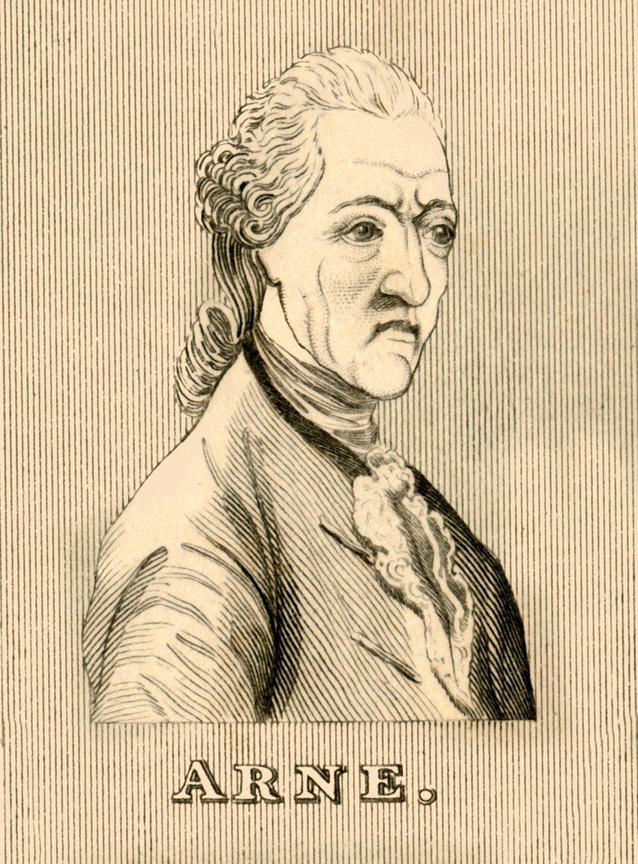 Arne, 1710-1778, 1830. alkotó: Unbekannt