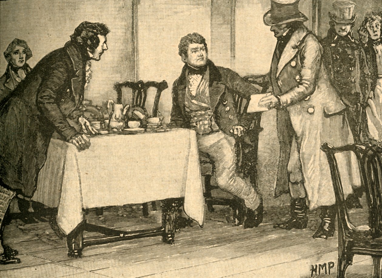 Daniel OConnell ír politikus és parlamenti képviselő letartóztatása, 1830 c1890. alkotó: Unbekannt