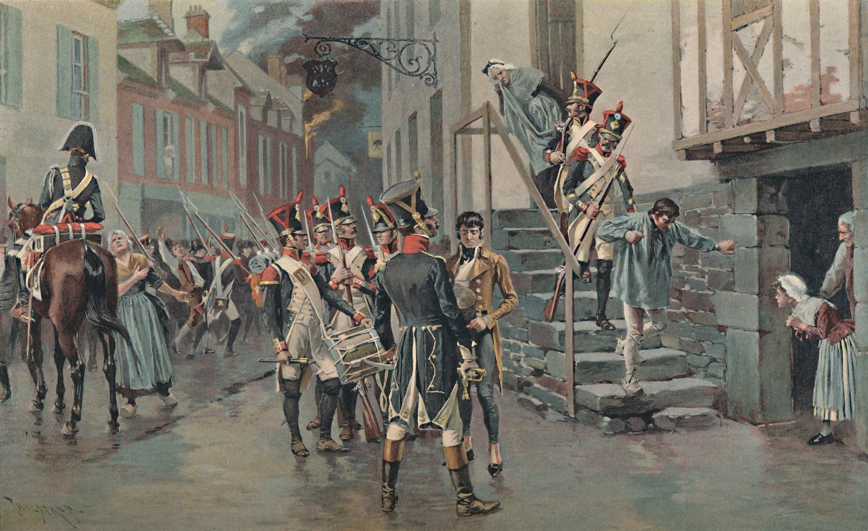 Dezerterek letartóztatása, 1896 alkotó: Unbekannt