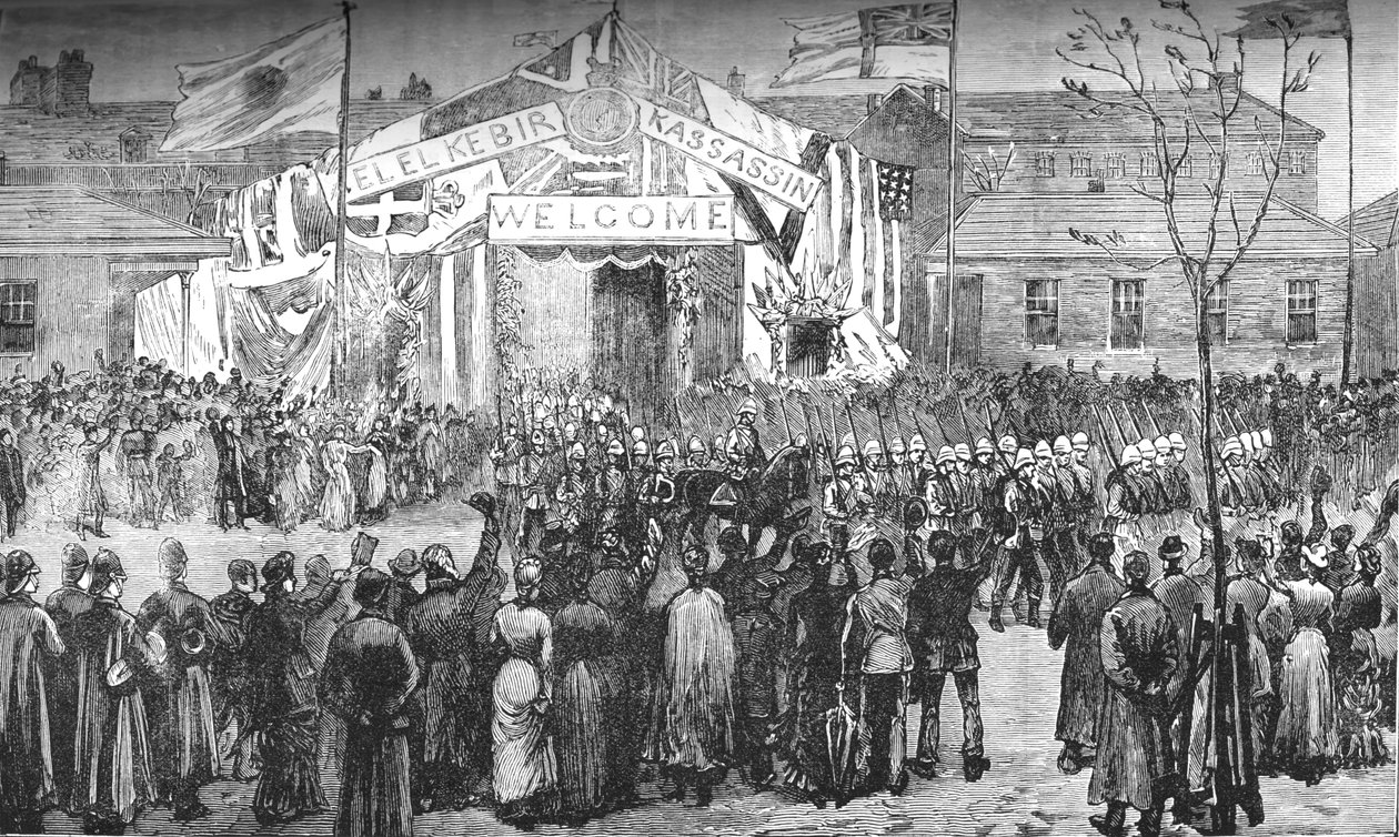 A királyi tengerészgyalogság megérkezése Chathambe, 1882-85 alkotó: Unbekannt