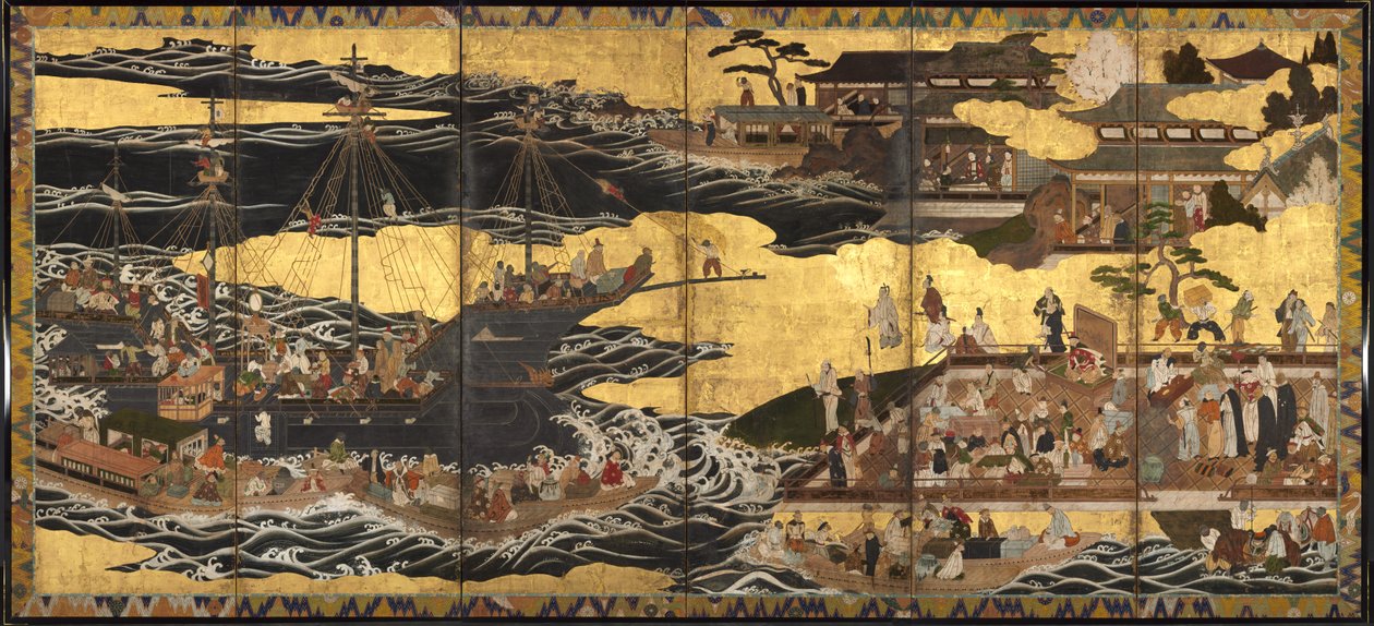 A déli barbárok érkezése, kb. 1600. alkotó: Unbekannt