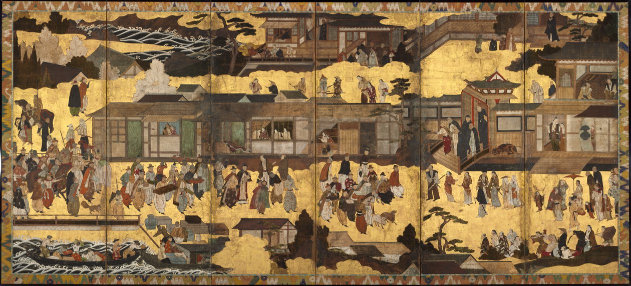 A déli barbárok érkezése, kb. 1600. alkotó: Unbekannt