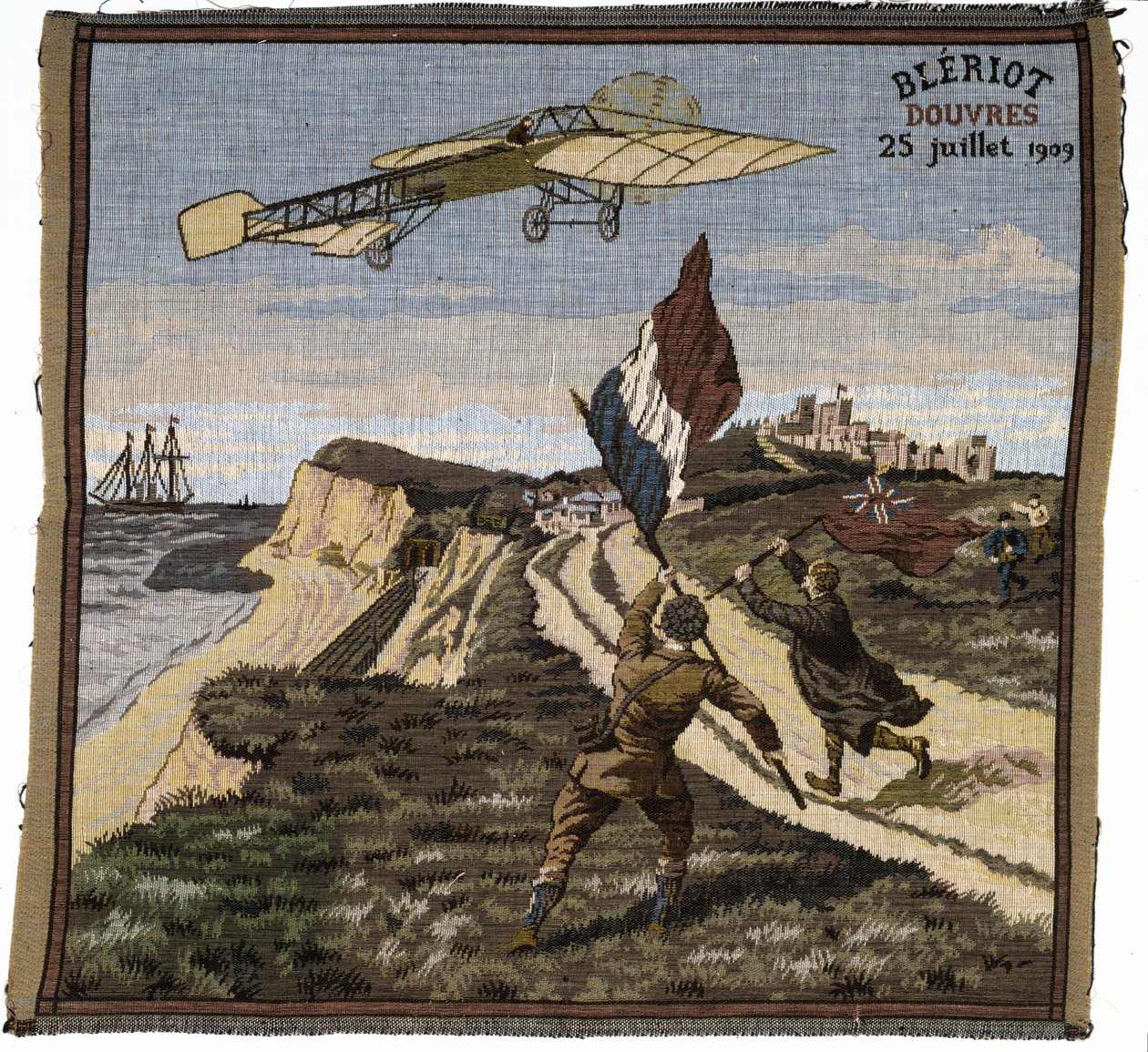 Louis Bleriot érkezése az angliai Doverbe, 1909. július 25 alkotó: Unbekannt
