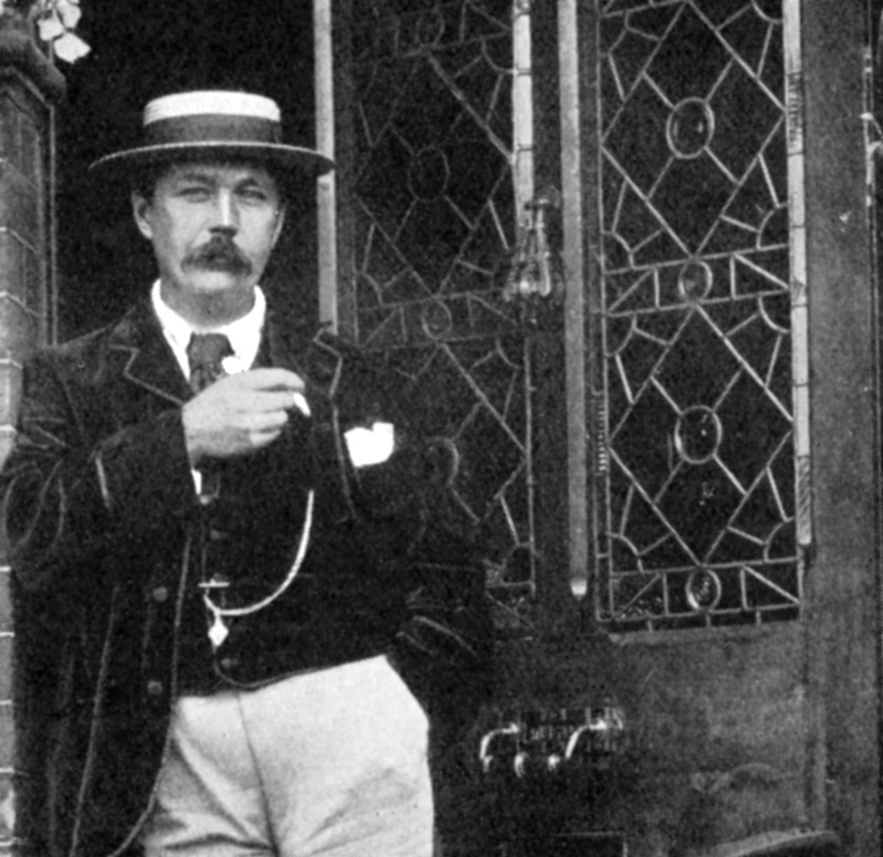 Arthur Conan Doyle skót író, 1900 alkotó: Unbekannt