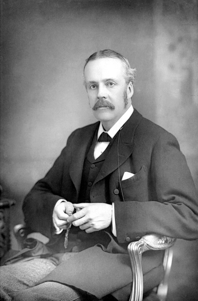 Arthur James Balfour 1848-1930, skót születésű brit államférfi és filozófus, 1890 alkotó: Unbekannt