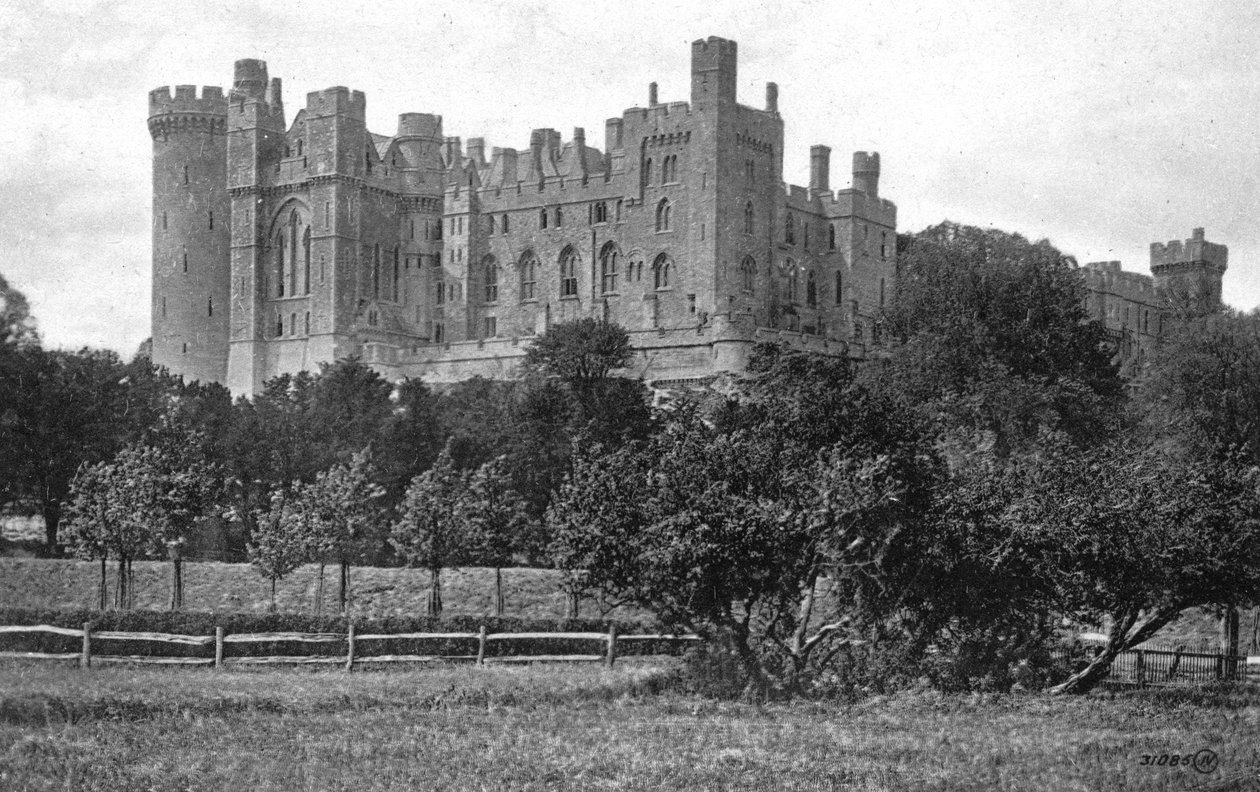 Arundel kastély, Arundel, West Sussex, 1900-1920-as évek alkotó: Unbekannt