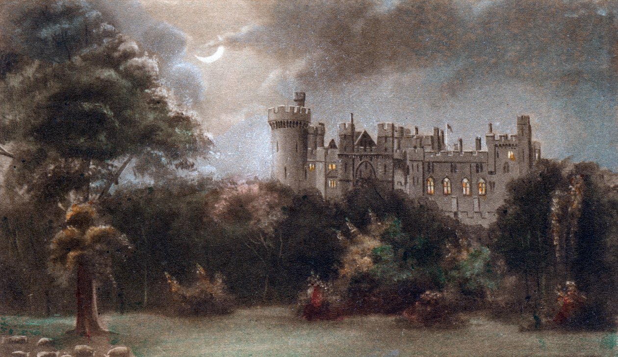 Arundel kastély, Arundel, West Sussex, 1920-c1940 alkotó: Unbekannt