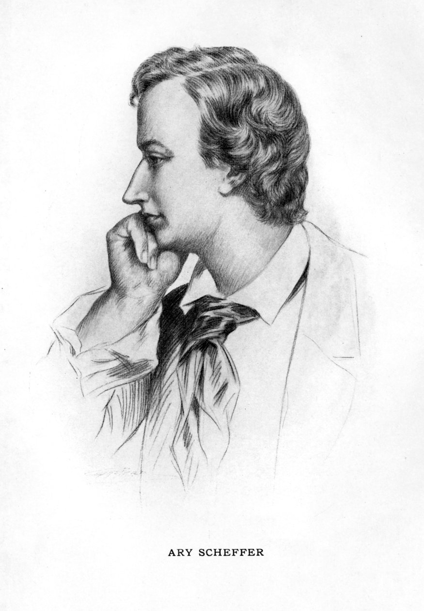 Ary Scheffer francia festő, 1912 alkotó: Unbekannt