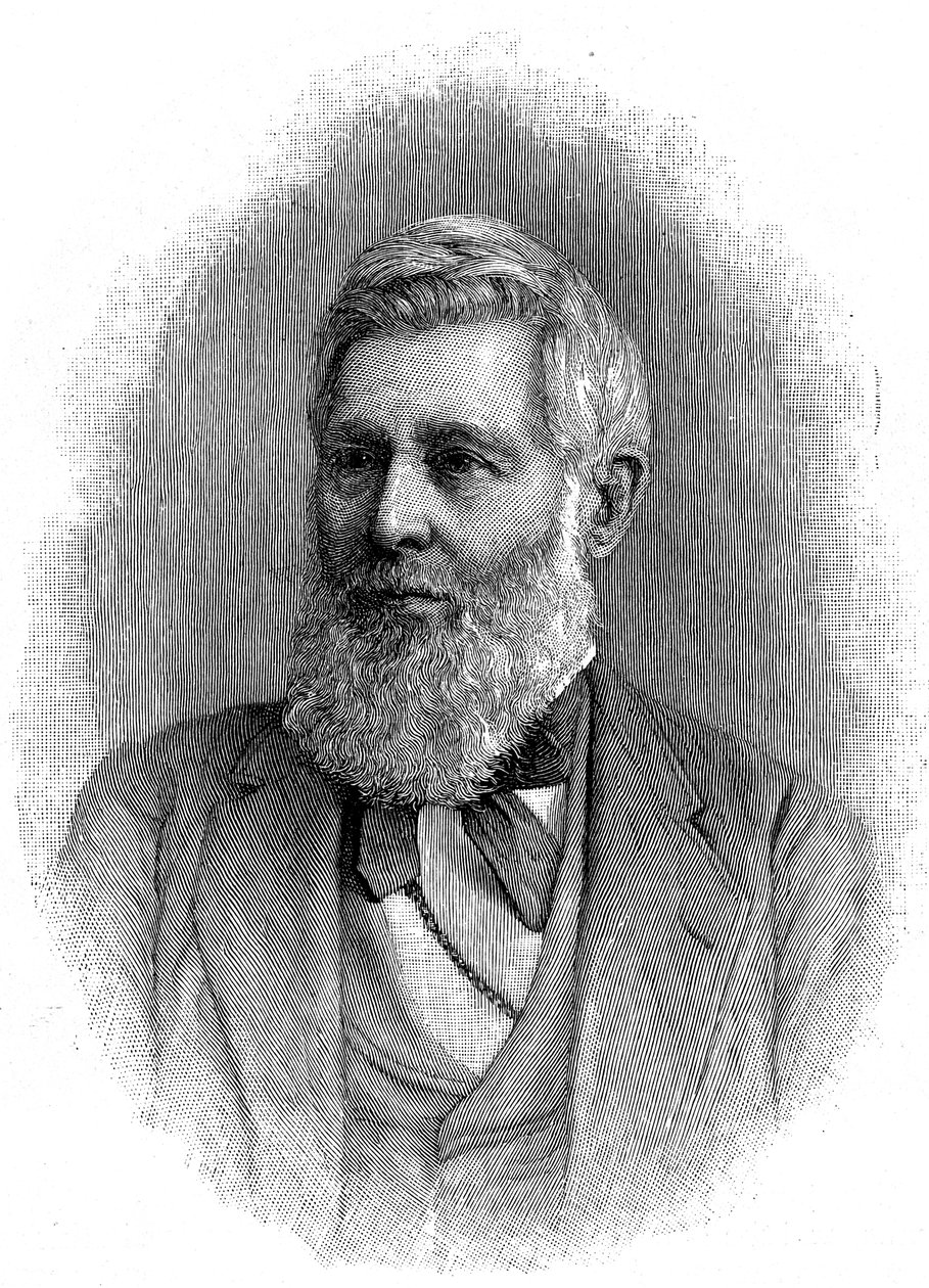 Asa Gray amerikai botanikus, 1888 alkotó: Unbekannt