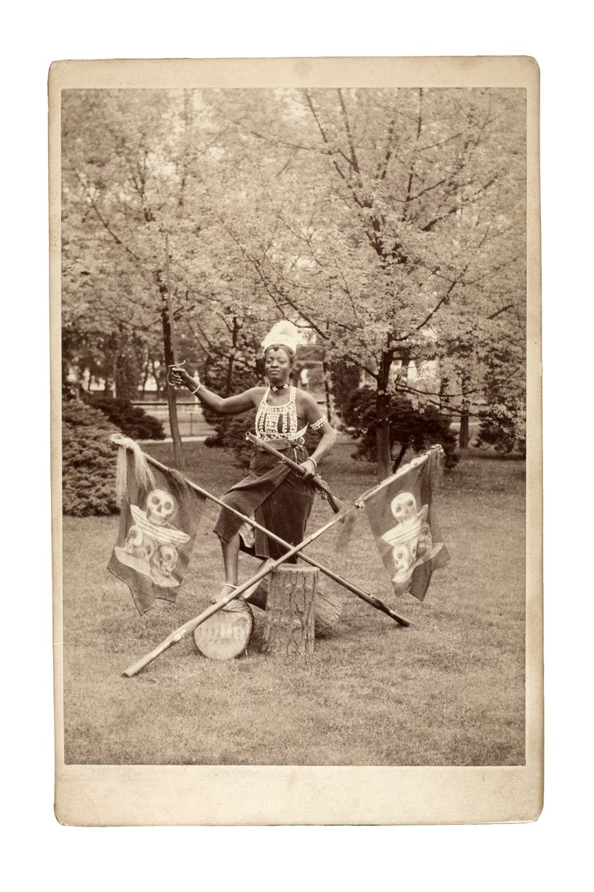 Ashanti csoportos előadás, Németország 1890-es évek (f/w fotó) alkotó: Unbekannt