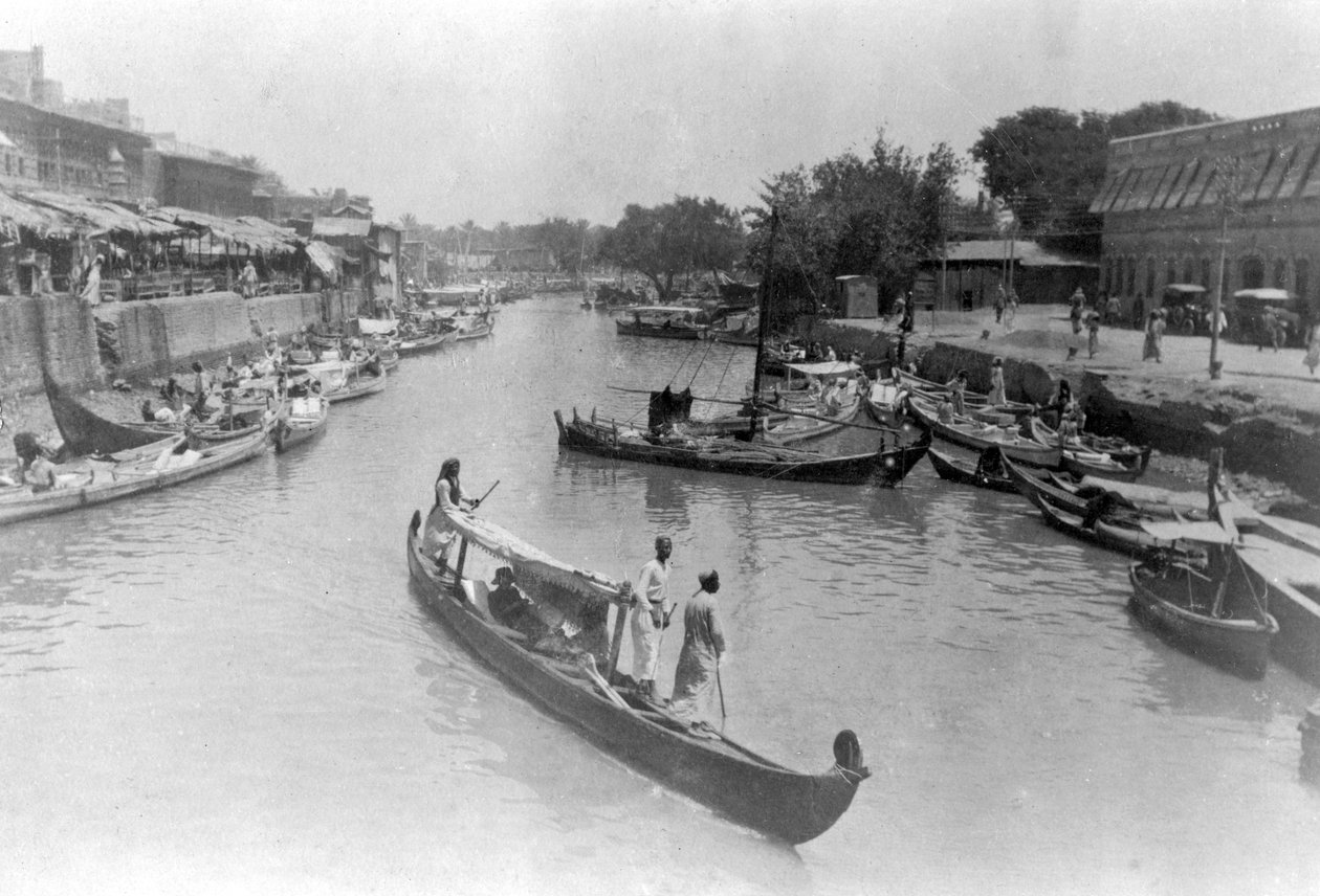 Ashar Creek, Basra, Irak, 1917 alkotó: Unbekannt