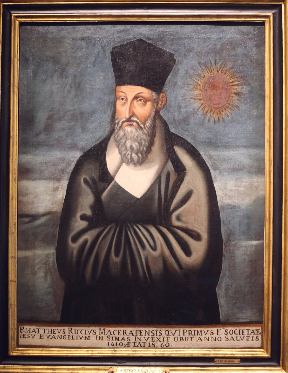 Ázsiai civilizációs múzeum. Kereszténység Ázsiában: Szakrális művészet és vizuális pompa. Matteo Ricci portréja (egy olasz jezsuita, aki élete nagy részét azzal töltötte, hogy a keresztény vallást Kínába hozta). Emmanuele Pereira (Te Wenhui alkotó: Unbekannt