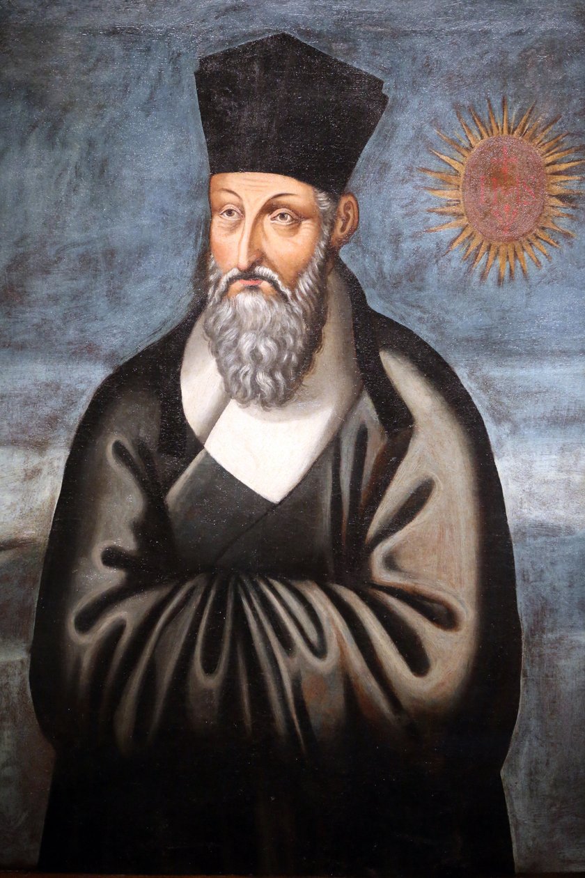 Ázsiai civilizációs múzeum. Kereszténység Ázsiában: Szakrális művészet és vizuális pompa. Matteo Ricci portréja (egy olasz jezsuita, aki élete nagy részét azzal töltötte, hogy a keresztény vallást Kínába hozta). Emmanuele Pereira (Te Wenhui alkotó: Unbekannt