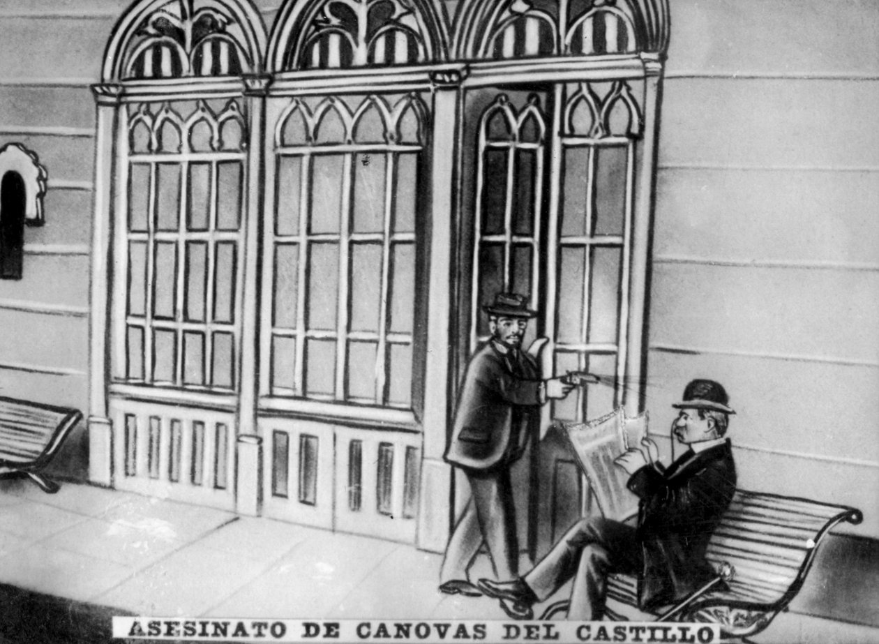 Antonio Canovas del Castillo meggyilkolása, 1897 alkotó: Unbekannt