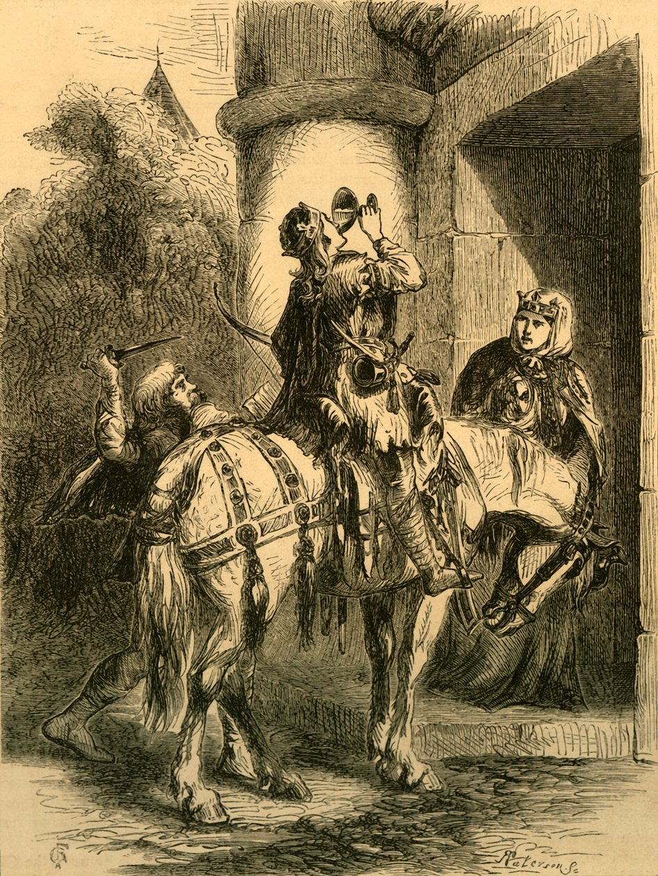 Edward vértanú meggyilkolása, 1890. alkotó: Unbekannt