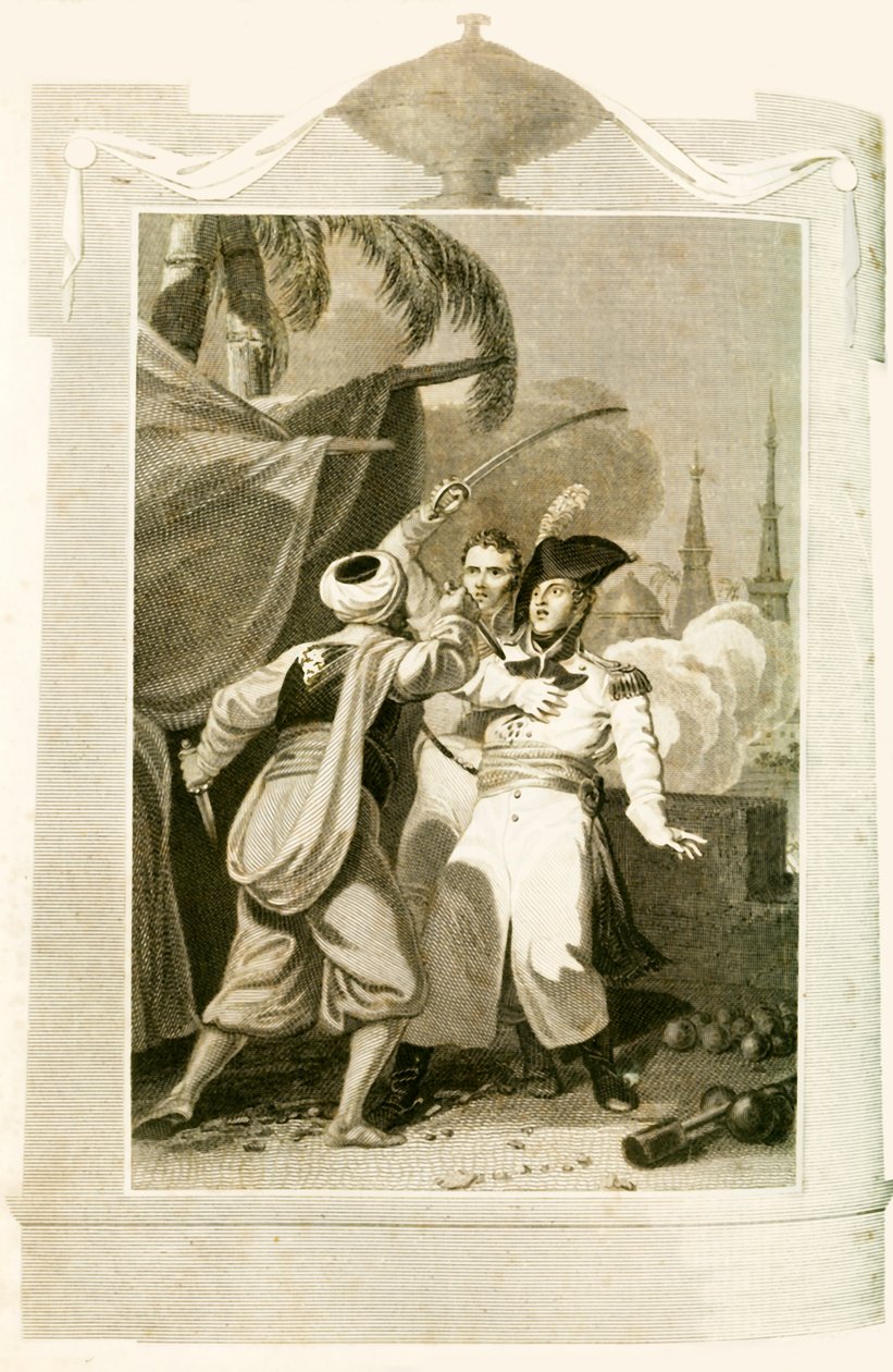 Kleber tábornok meggyilkolása Egyiptomban, 1800, 1816. alkotó: Unbekannt