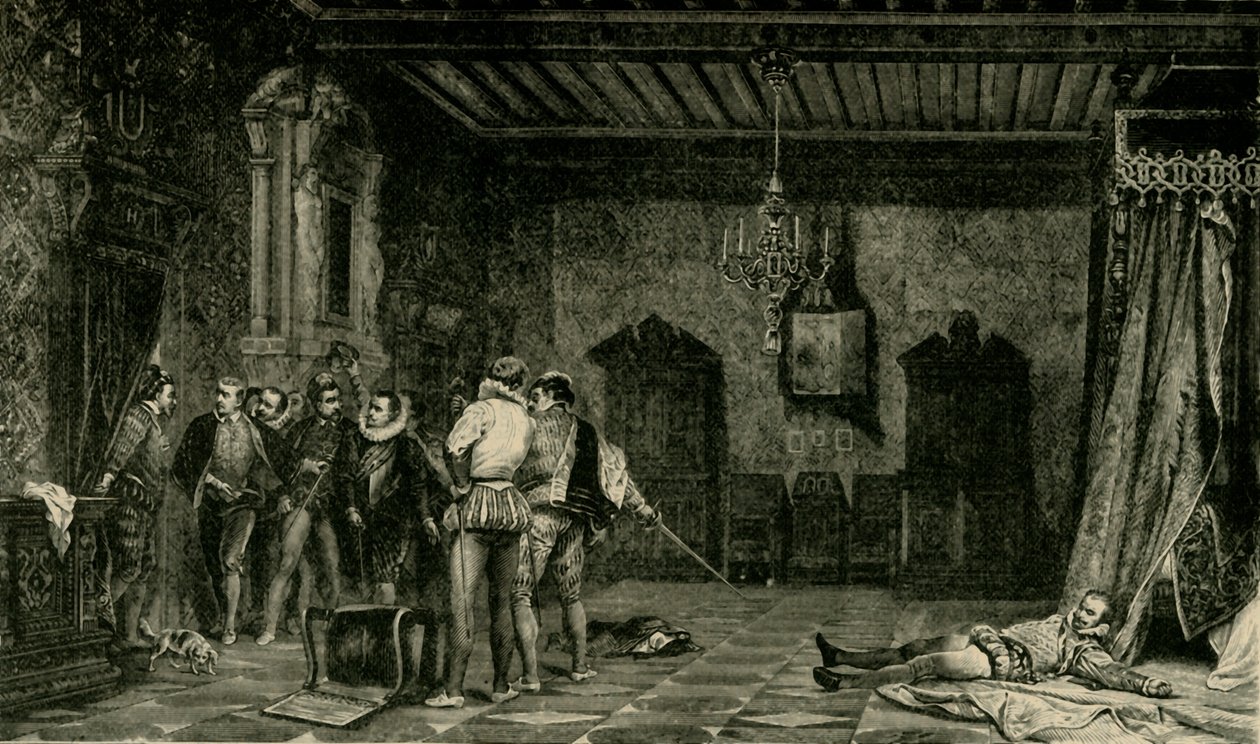 Henrik, Guise hercegének meggyilkolása, 1588. december, 1890. alkotó: Unbekannt