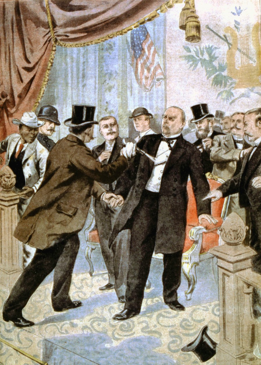 William McKinley, az USA 25. elnökének meggyilkolása, 1901 alkotó: Unbekannt