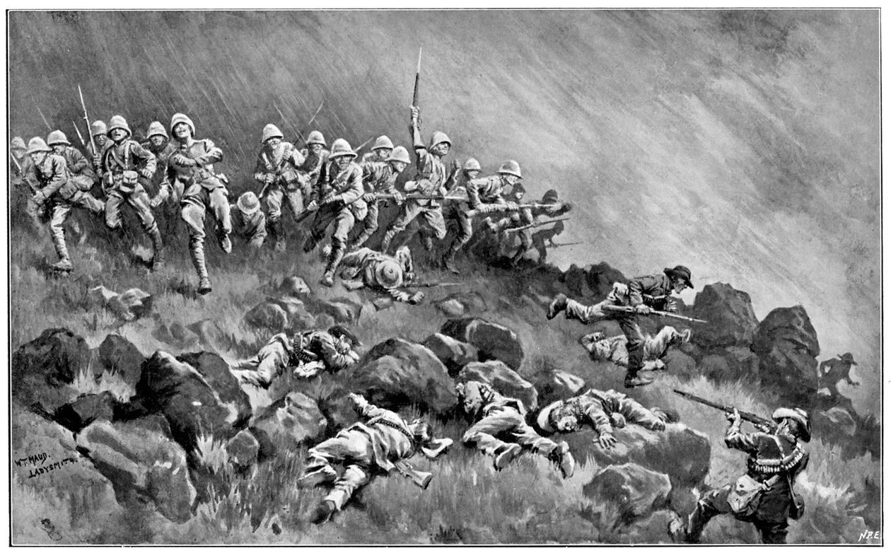 Roham a kocsihegyen, 2. búr háború, 1900. január 6 alkotó: Unbekannt