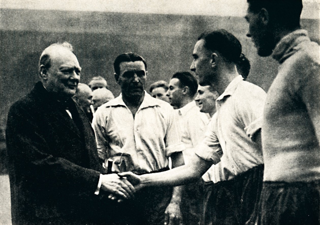 Association Football at Wembley – Anglia kontra Skócia, 1941. október 4., 1945. alkotó: Unbekannt