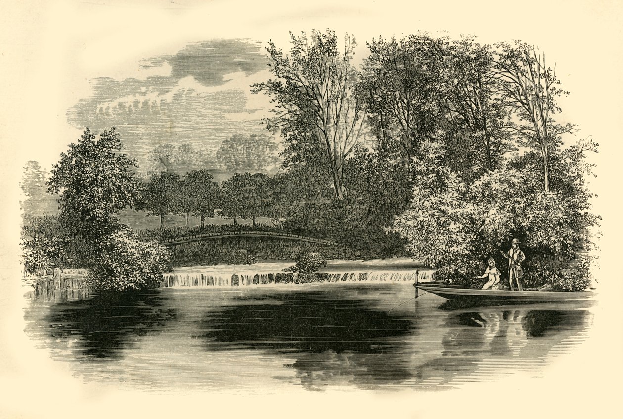 Cleeve-ben, a Temzén, 1890. alkotó: Unbekannt