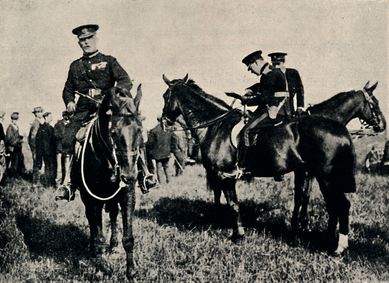 Katonai manővereknél, 1916, 1945. alkotó: Unbekannt