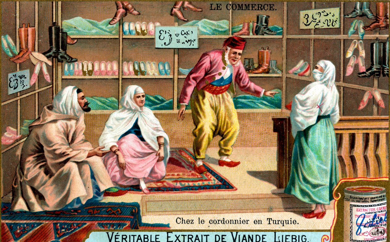 Egy törökországi cipésznél, 1900 c alkotó: Unbekannt