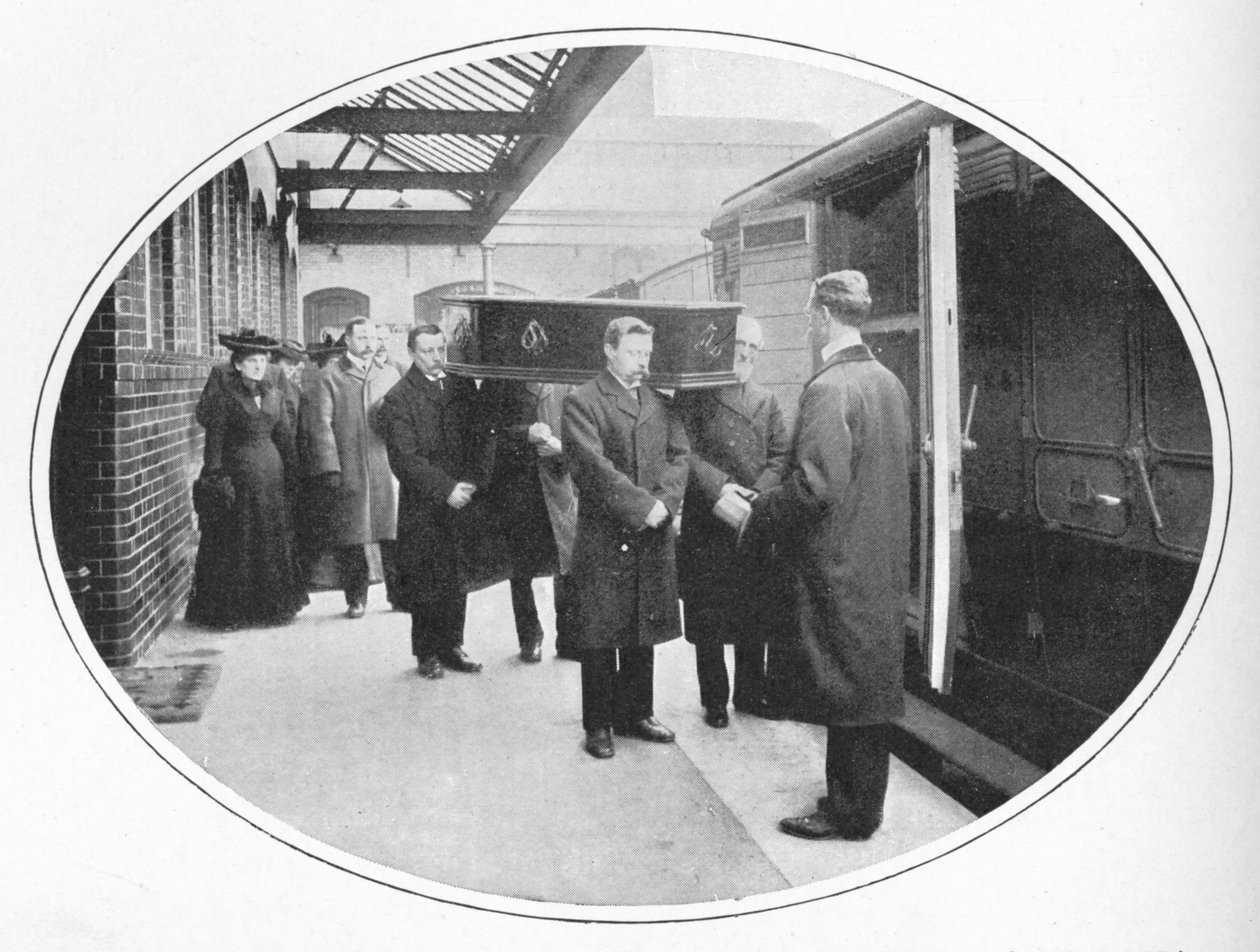 A Necropolis Companys állomáson, a Westminster Bridge Roadon, London, 1900 1903 alkotó: Unbekannt