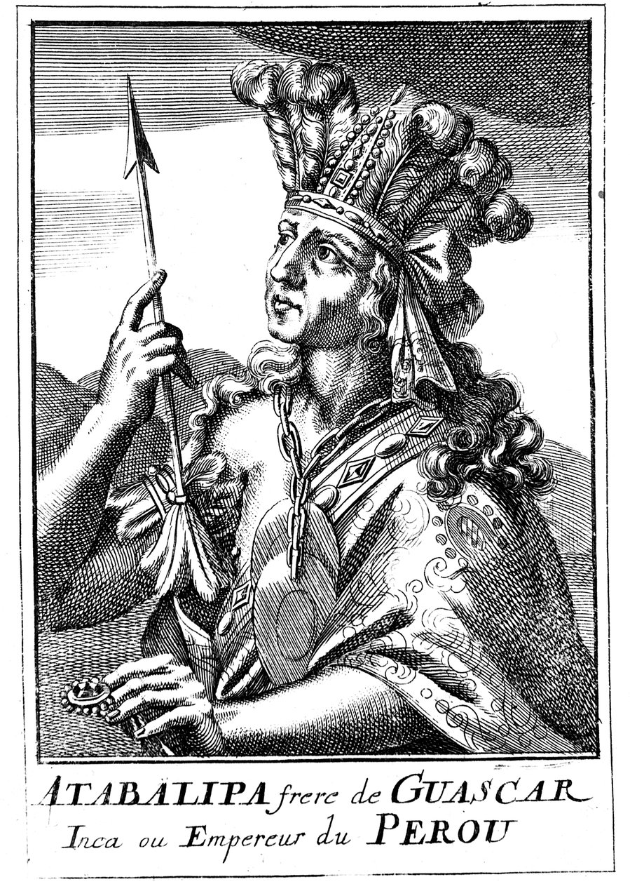 Atahualpa d1553, Peru utolsó inka császára, 1686 alkotó: Unbekannt