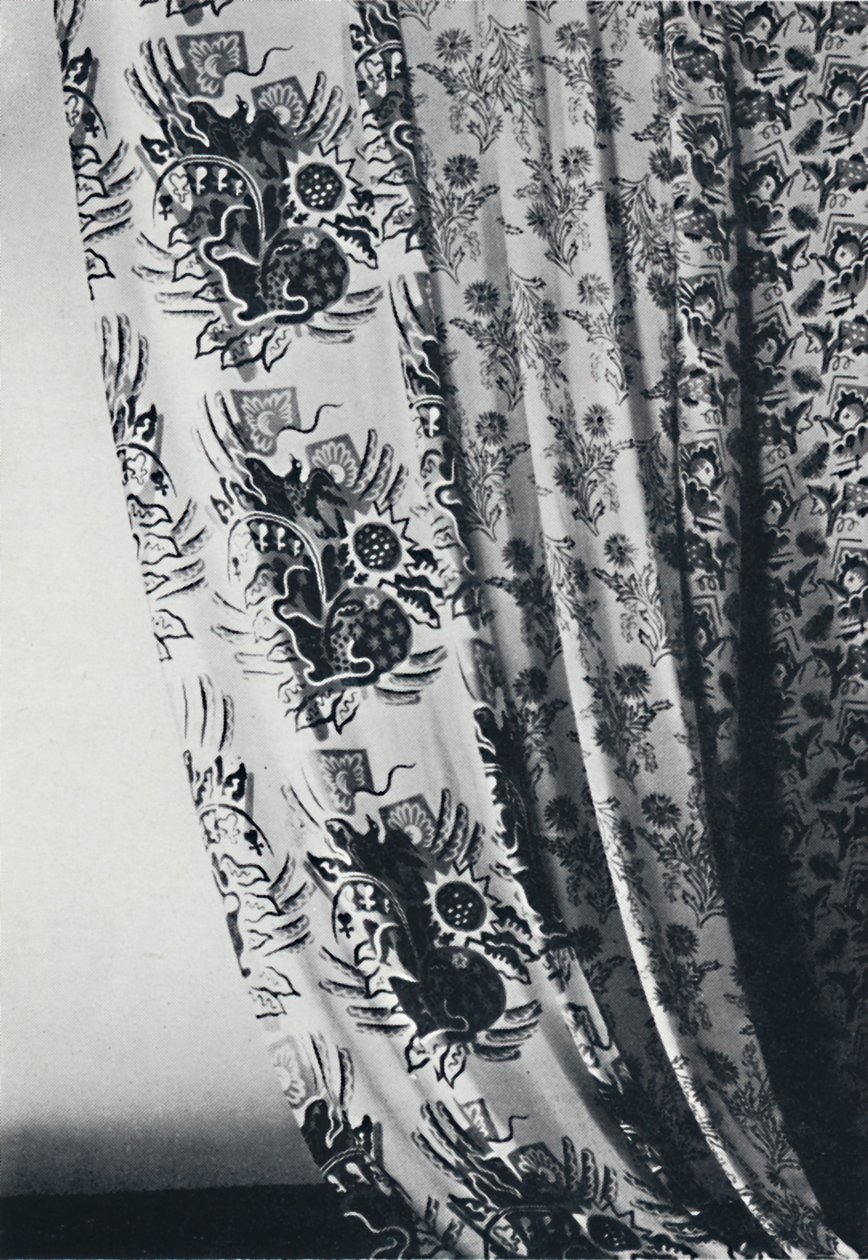 Atelje Miln – Svédországból származó tömbnyomott szövetcsoport, 1940 alkotó: Unbekannt