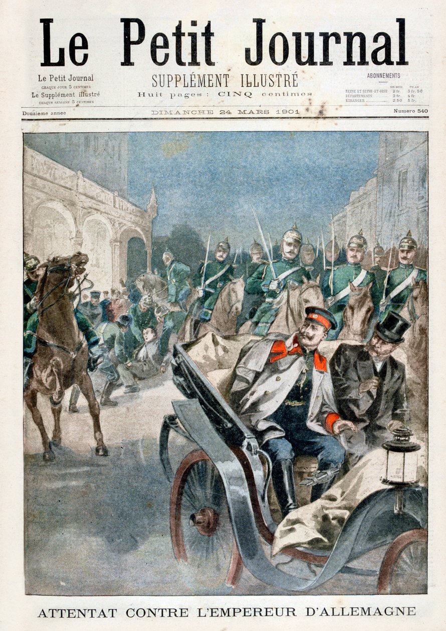 Támadás a német császár ellen, 1901 alkotó: Unbekannt